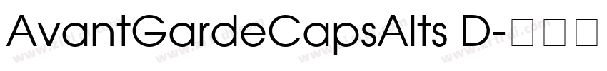 AvantGardeCapsAlts D字体转换